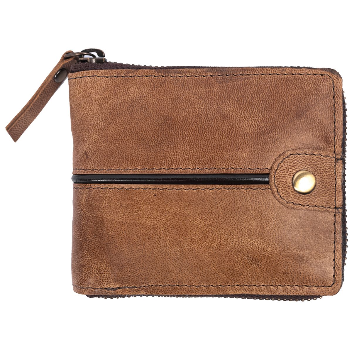 JM VINTAGE - Billetera Cuero Modelo Miguel