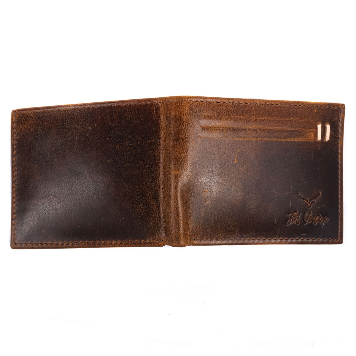 JM VINTAGE - Billetera Cuero Modelo Benjamin