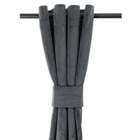 Cortina De Felpa New Velvet Gris 140 X220