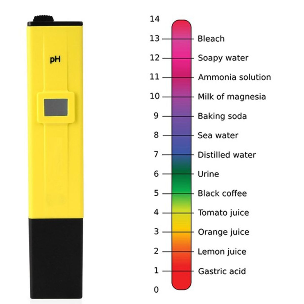 GENERICO - Medidor de Ph portatil - Tester