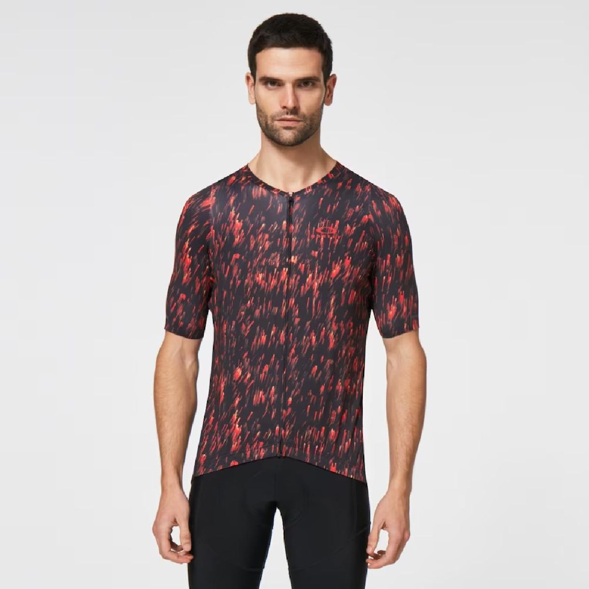 OAKLEY - Tricota Ciclismo Oakley Endurance Jersey 2.0 Negro/Rojo