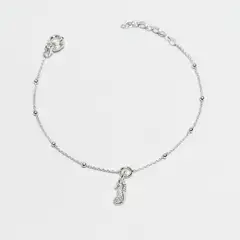 ROSETT - Pulsera limada con esferas y colgante de caballito de mar