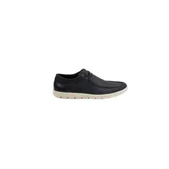 DEL BASTO - Mocasín de Cuero Negro