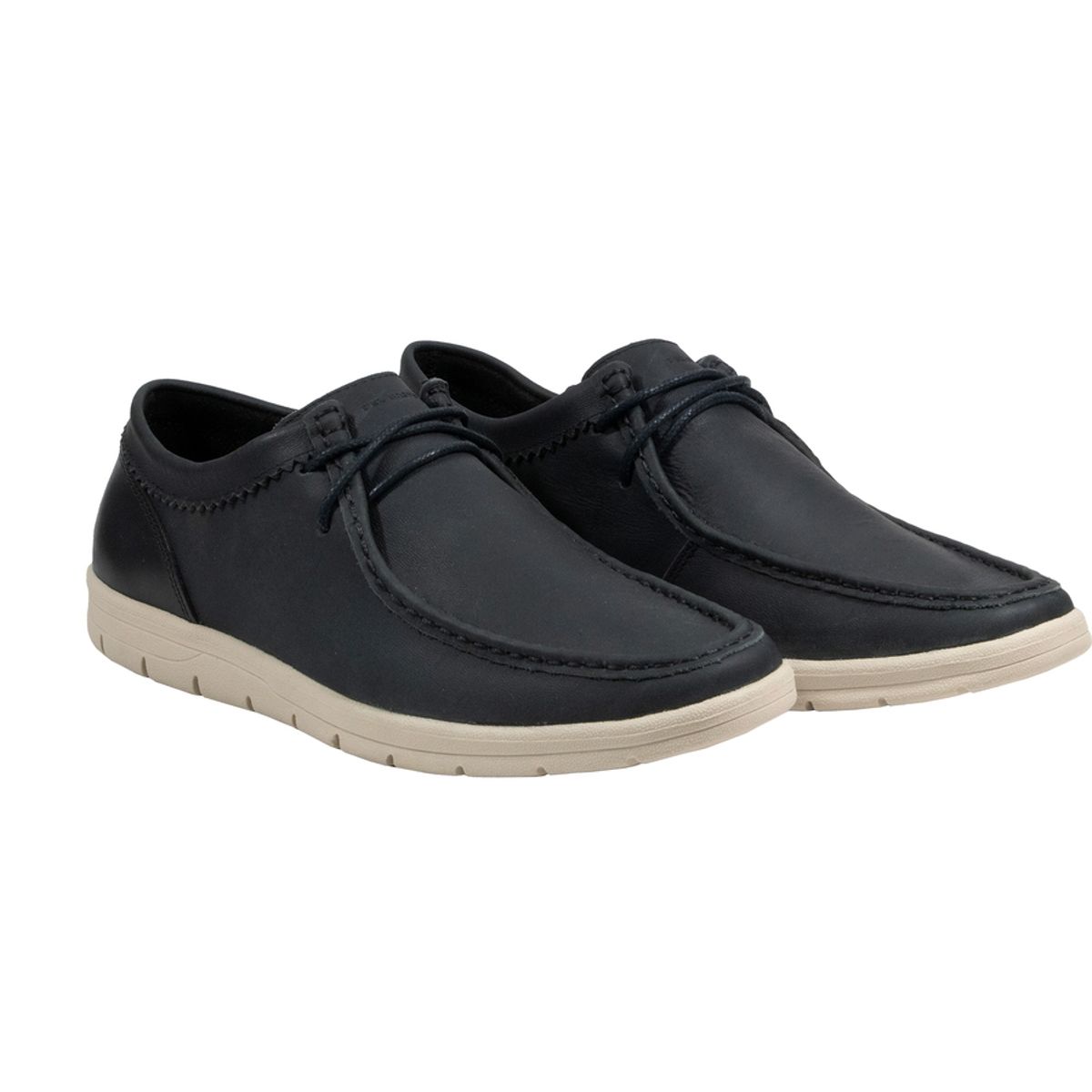 DEL BASTO - Mocasín de Cuero Negro