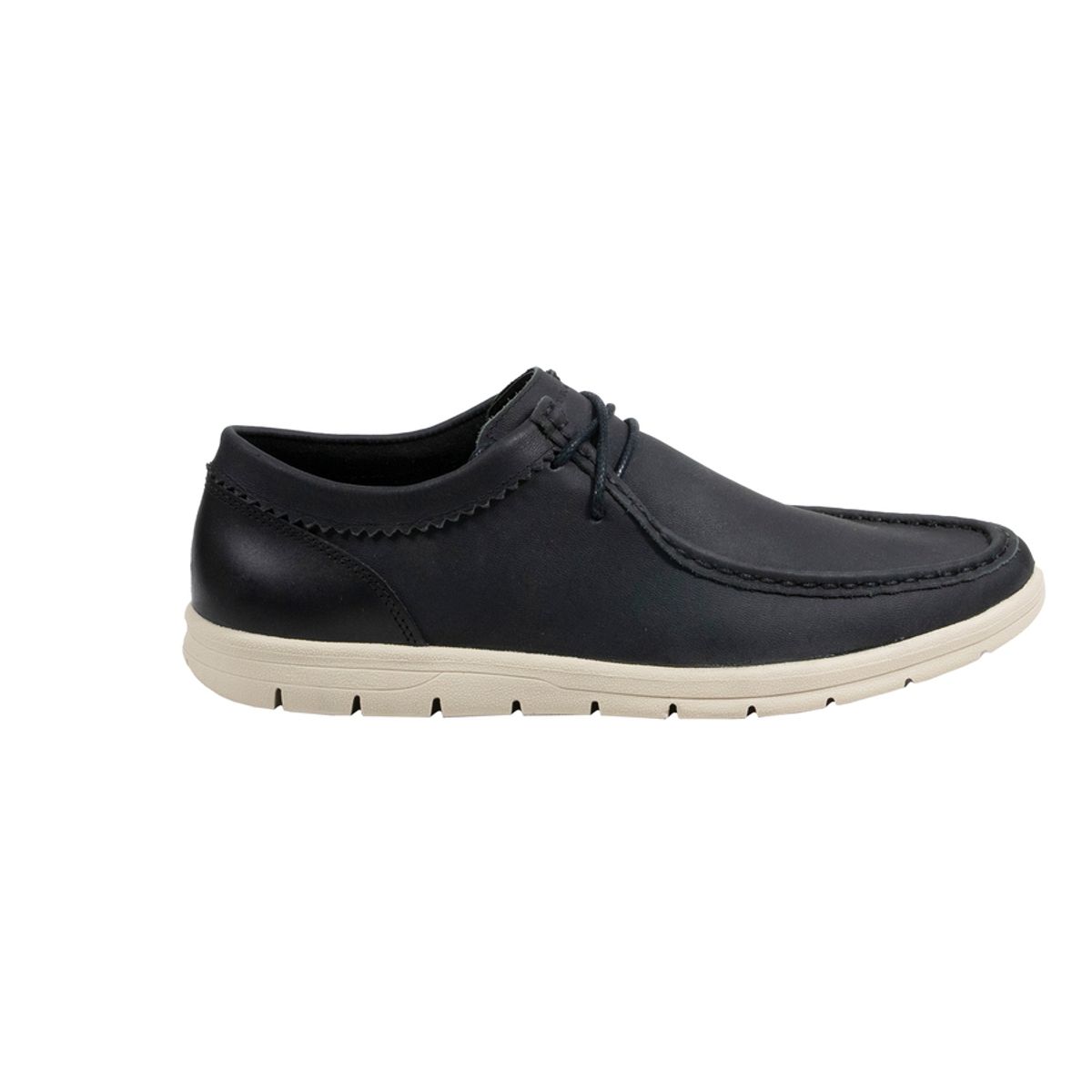 DEL BASTO - Mocasín de Cuero Negro