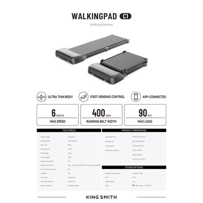 Imagen 2 del producto Walkingpad Caminadora C1 Blanco
