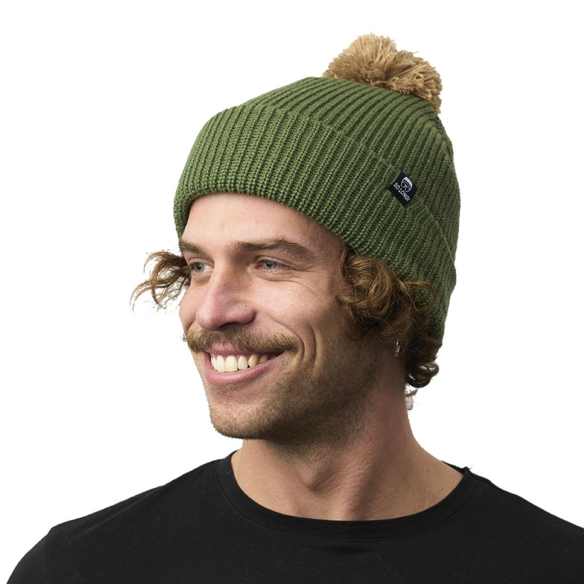 SO LONG - Gorro de lana So Long Pompom Beanie