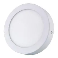 Panel Led Circular 12w Sobrepuesto Luz Cálida BP
