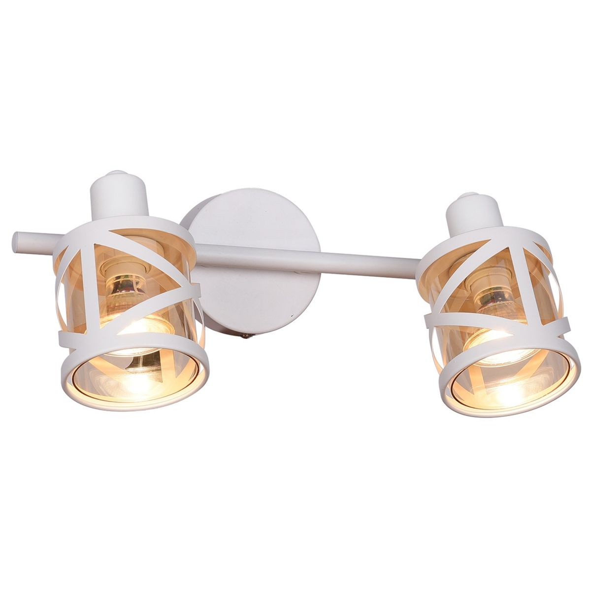 BP - Foco Sobrepuesto Cali 2 Luces Blanco Mate BP