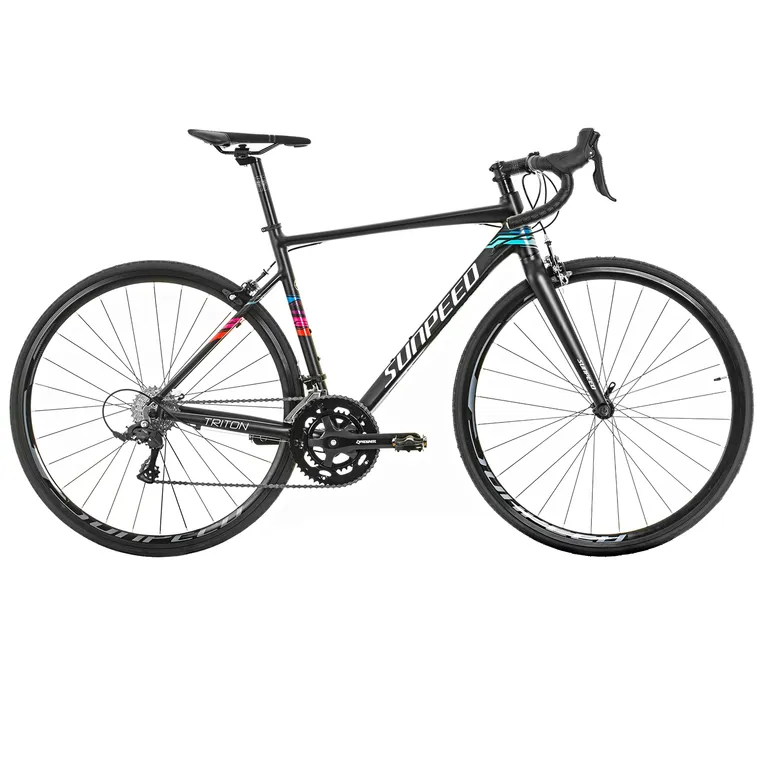 BICICLETA RUTA TRITON NEGRA TALLA XS 44