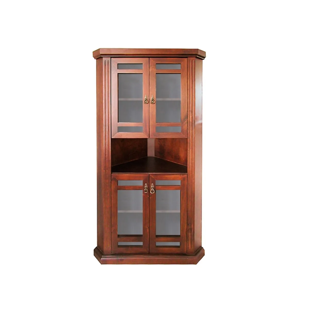 MSA MUEBLES SANTA ANA - VITRINA ESQUINERO MAXI 4 PUERTAS