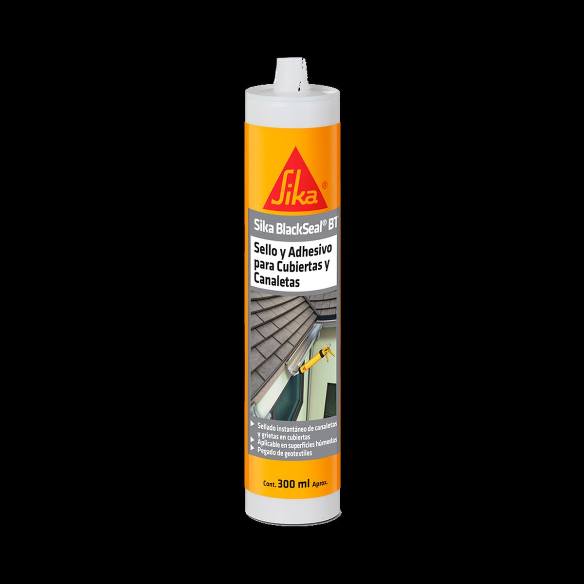 SIKA - SIKA BLACKSEAL BT CL - Sella Asfaltico para Techo Cartucho 300ml