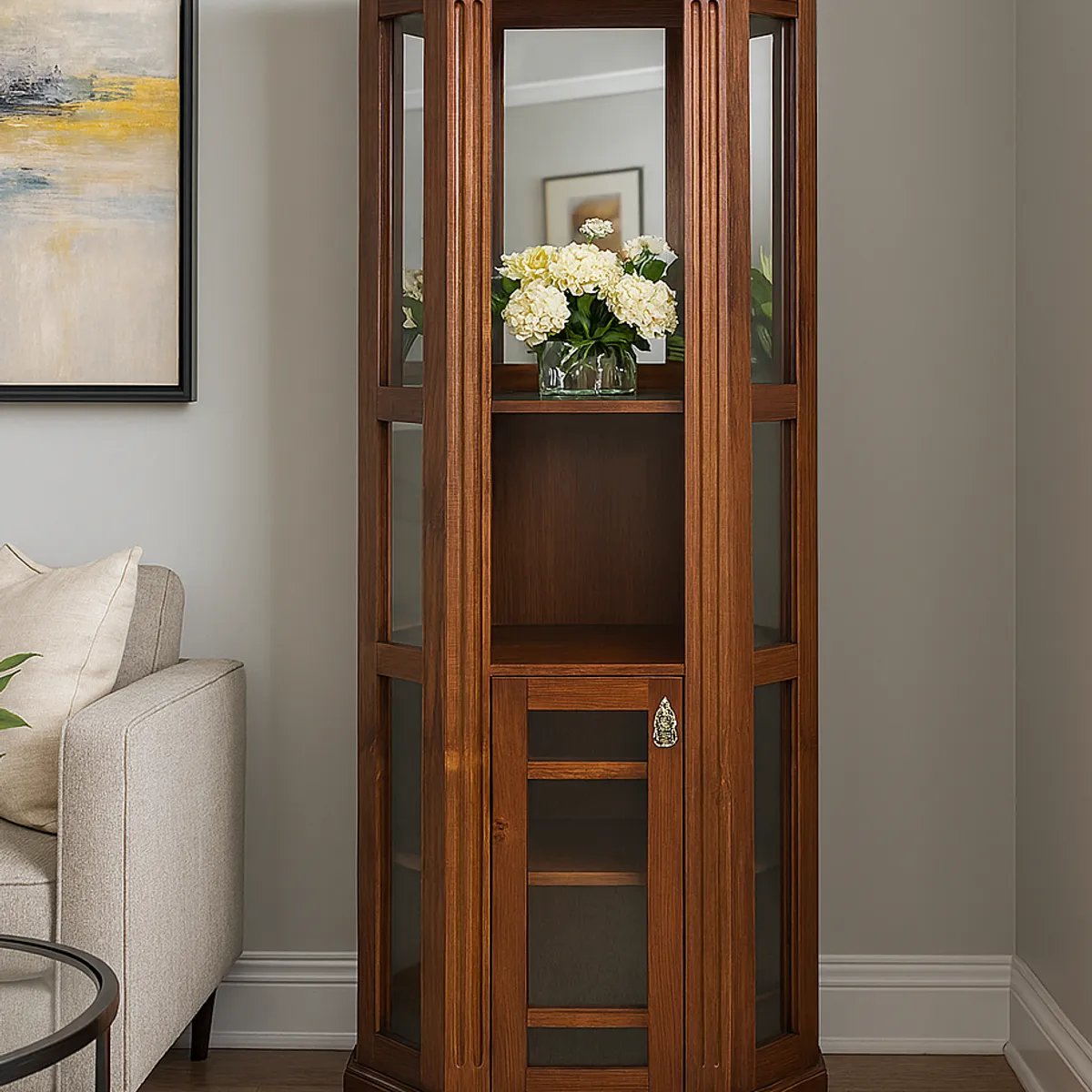 MSA MUEBLES SANTA ANA - VITRINA SMALL VIDRIO MAXI