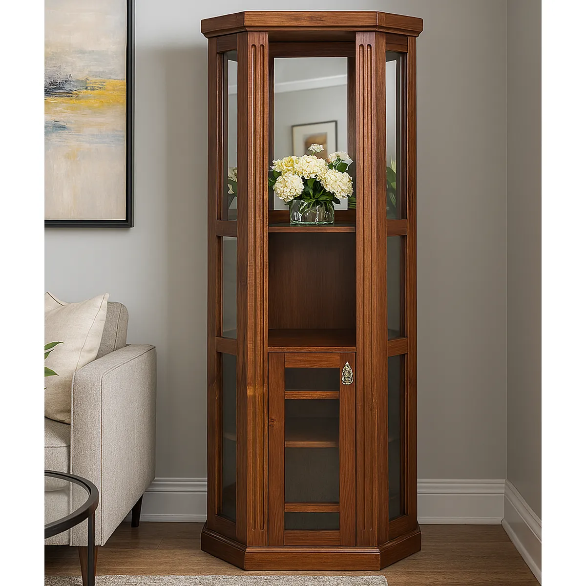 MSA MUEBLES SANTA ANA - VITRINA SMALL VIDRIO MAXI