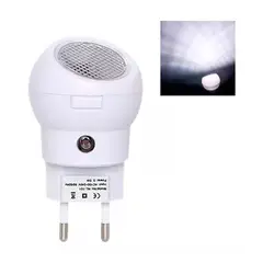 GENERICO - Luz De Noche Inteligente Giratorio LED Con Sensor De Control