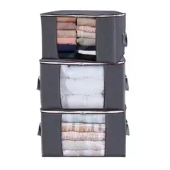 XTECH - Set 3 Unidades Organizador De Bolsas De Almacenamiento De Ropa