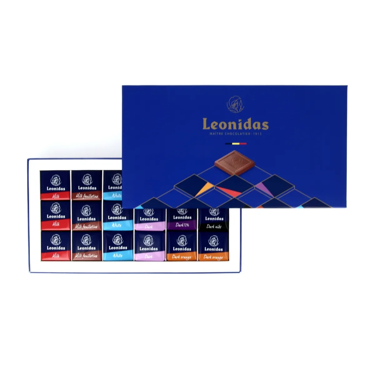 LEONIDAS - Caja de Chocolates Napolitains 54 unidades