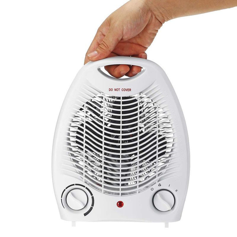 GENERICO - Termoventilador Electrico Estufa Portatil Doble potencia 1000 Y 2000W