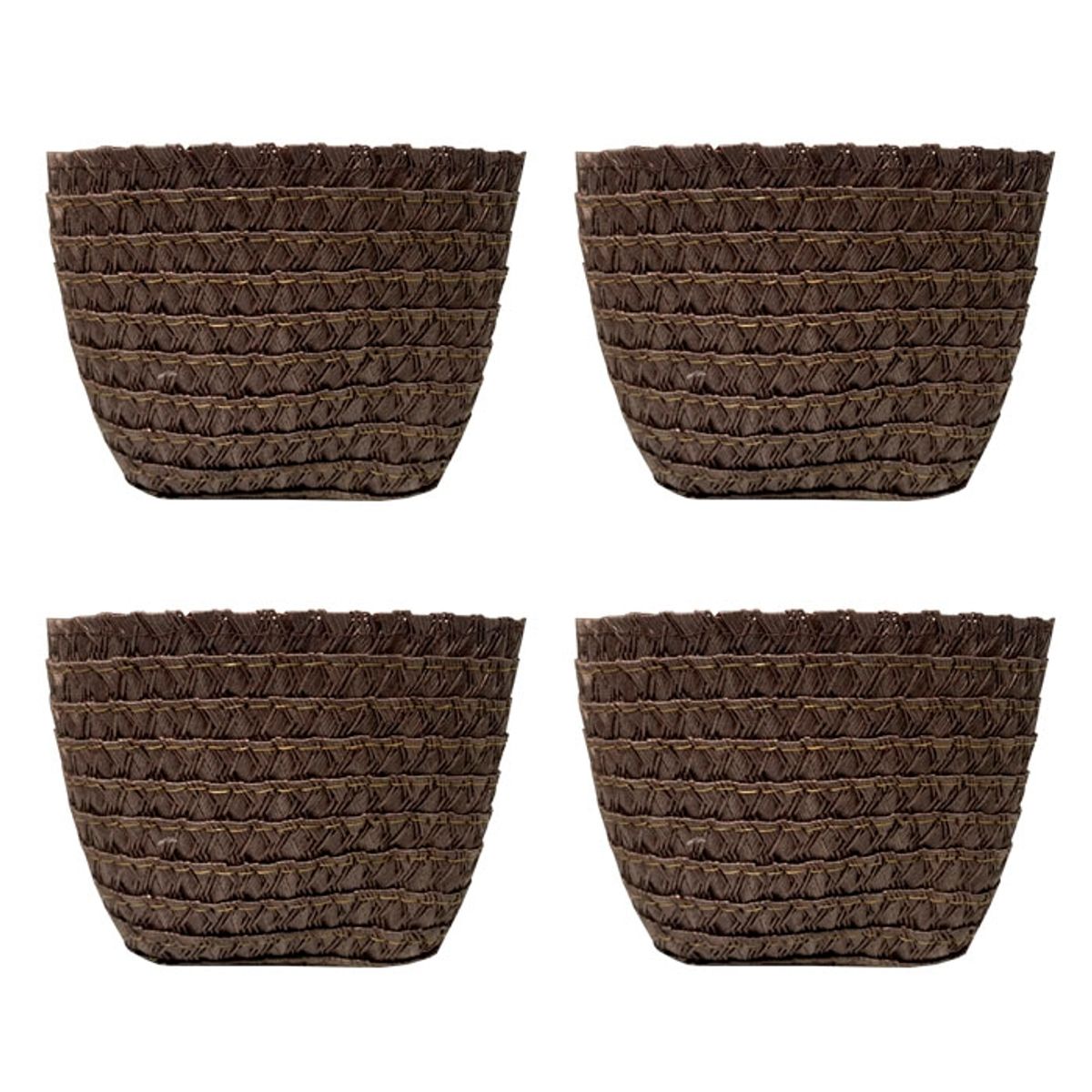 BRIC - Cesta cuadrada set de 4.