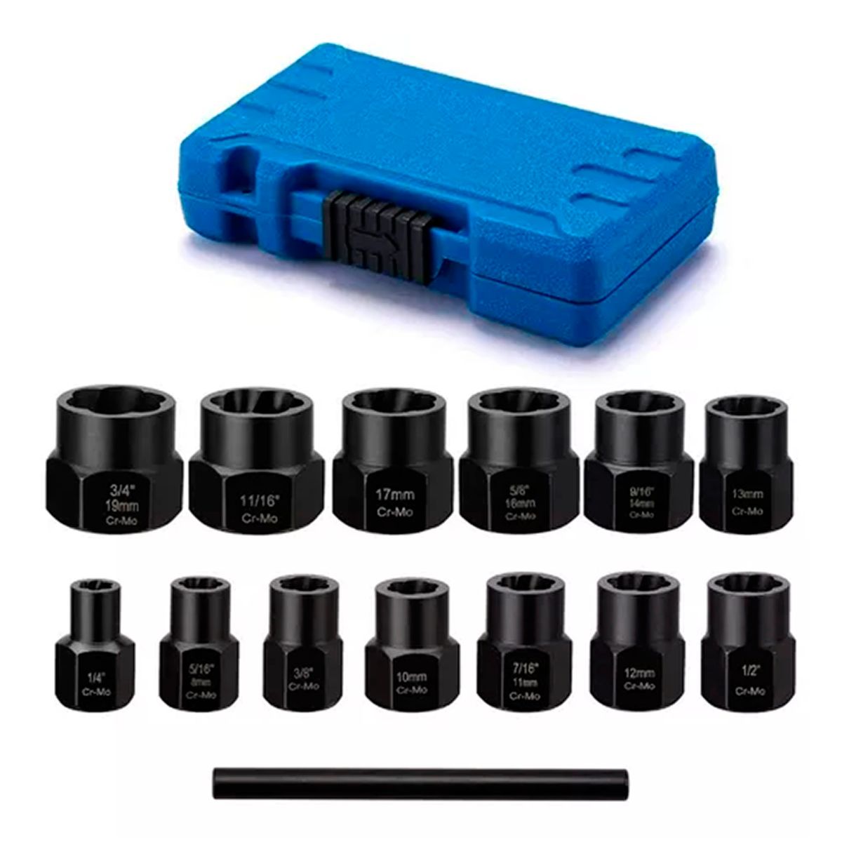 ESHOPANGIE - Kit De Dados Herramientas Juego Dados Extractores 14 A 19mm
