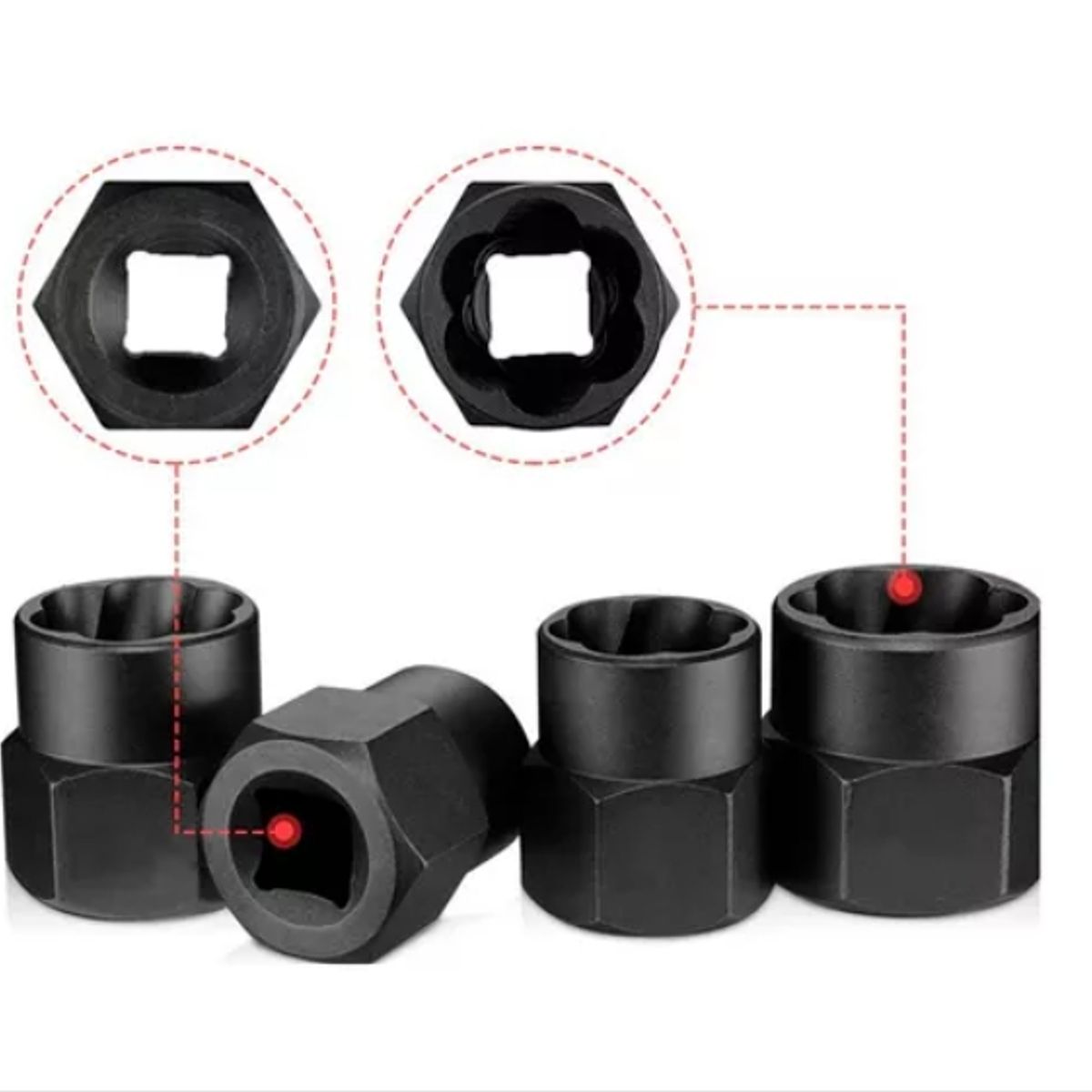 ESHOPANGIE - Kit De Dados Herramientas Juego Dados Extractores 14 A 19mm