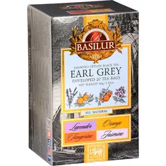BASILUR - Te Earl Grey Surtidos - Earl Grey Collection - 20 Bolsas -