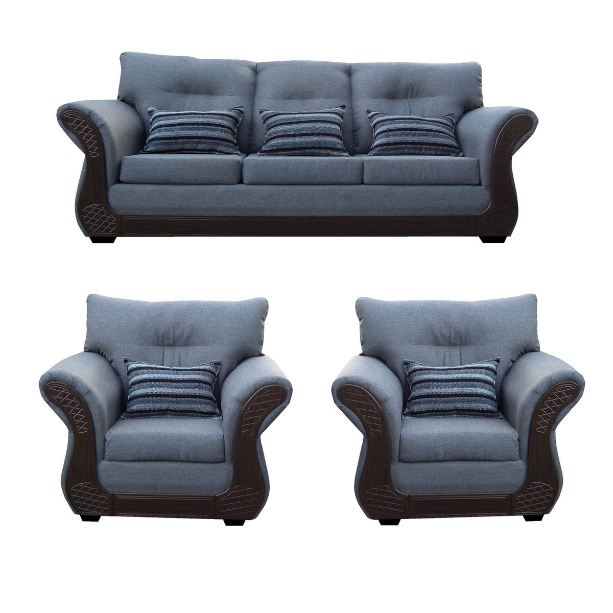 ALMORE - JGO LIVING ATLANTA 311 TELA GRIS ALMORE…