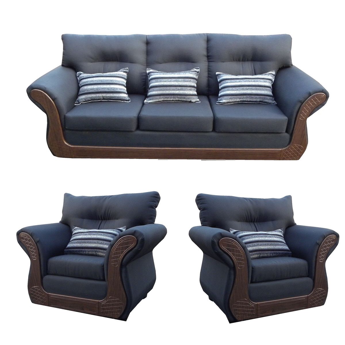 ALMORE - JGO LIVING ATLANTA 311 TELA NEGRO ALMORE