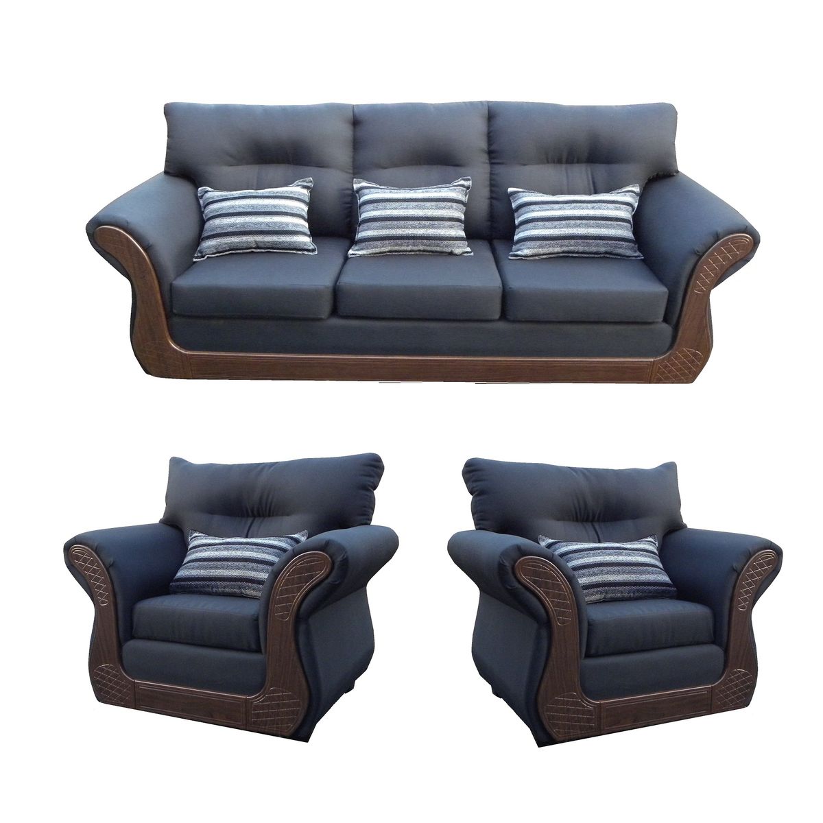 ALMORE - JGO LIVING ATLANTA 311 TELA NEGRO ALMORE