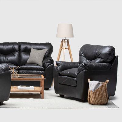 Imagen 2 del producto JGO LIVING BELEN 211 PU NEGRO