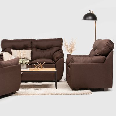 Imagen 2 del producto JGO LIVING BELEN 211 TELA CAFÉ ALMORE…