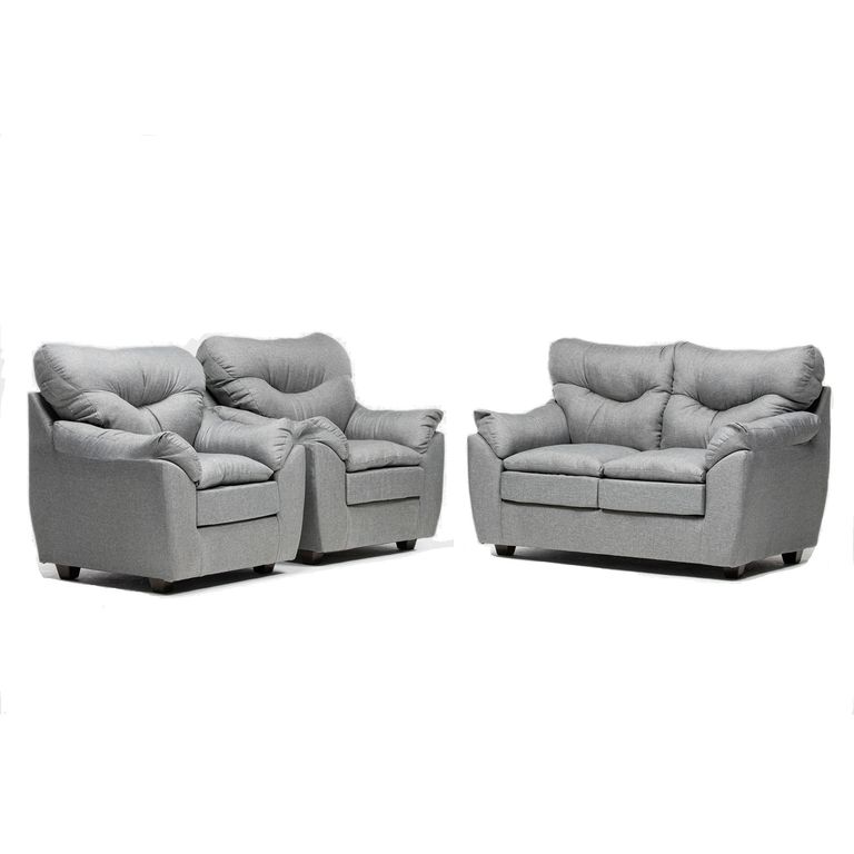 JUEGO LIVING BELEN 211 TELA GRIS