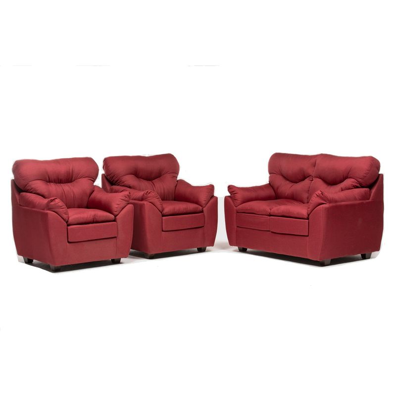 ALMORE - JGO LIVING BELEN 211 TELA ROJO ALMORE