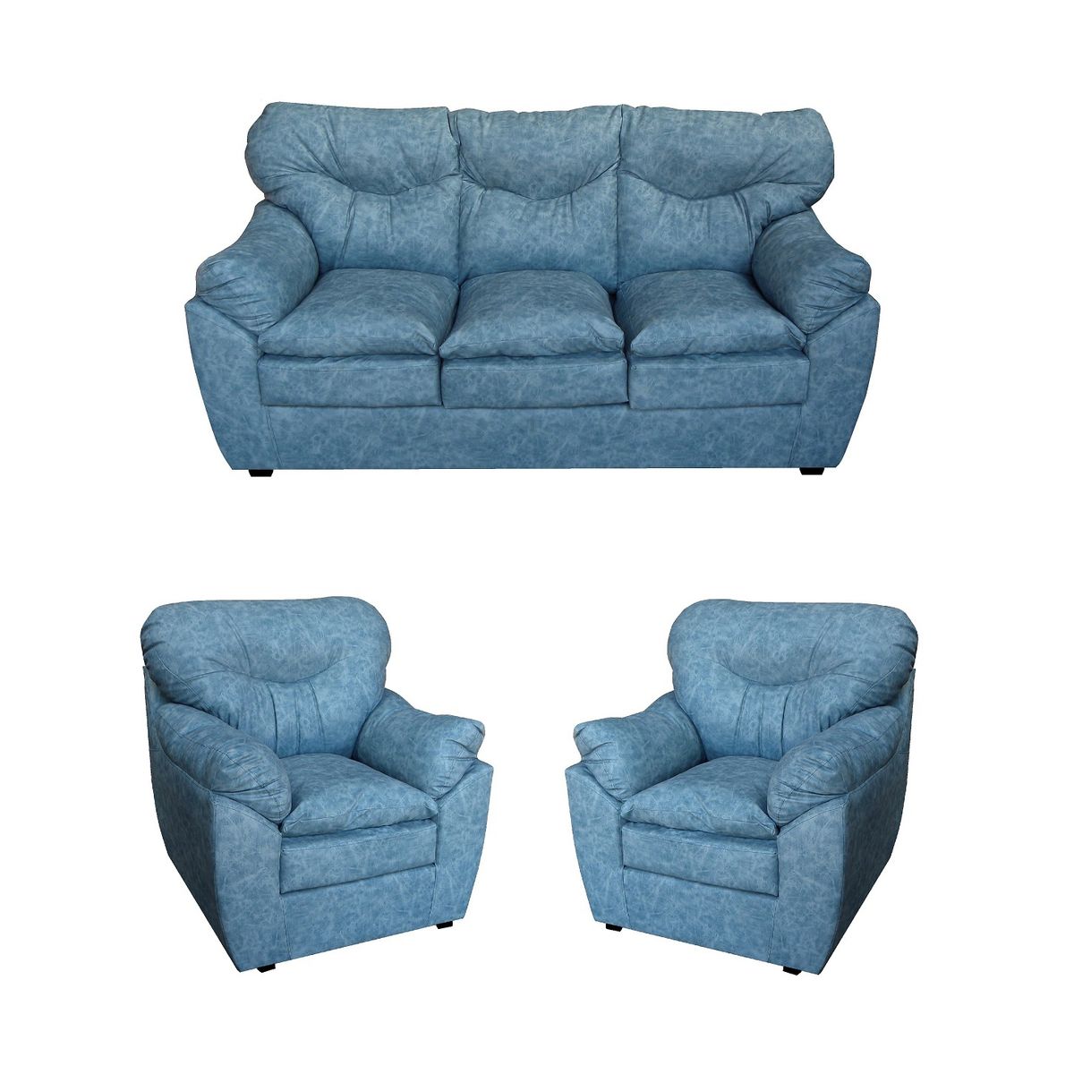 ALMORE - JGO LIVING BELEN 311 PU AURIS AZUL ALMORE…