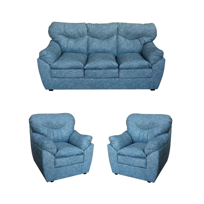 ALMORE - JGO LIVING BELEN 311 PU AURIS AZUL ALMORE