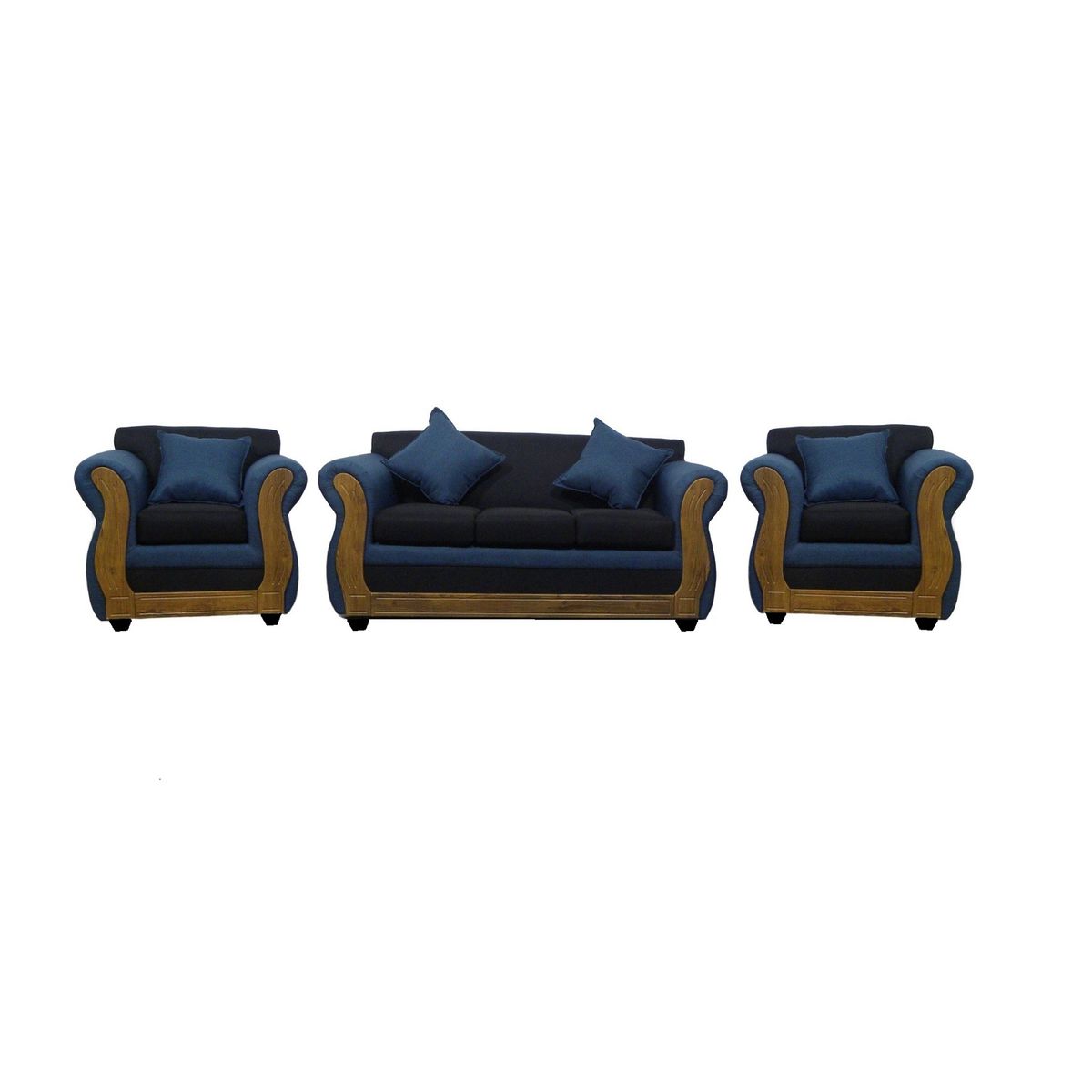 ALMORE - JGO LIVING EMILIA 311 BI AZUL NEGRO ALMORE…