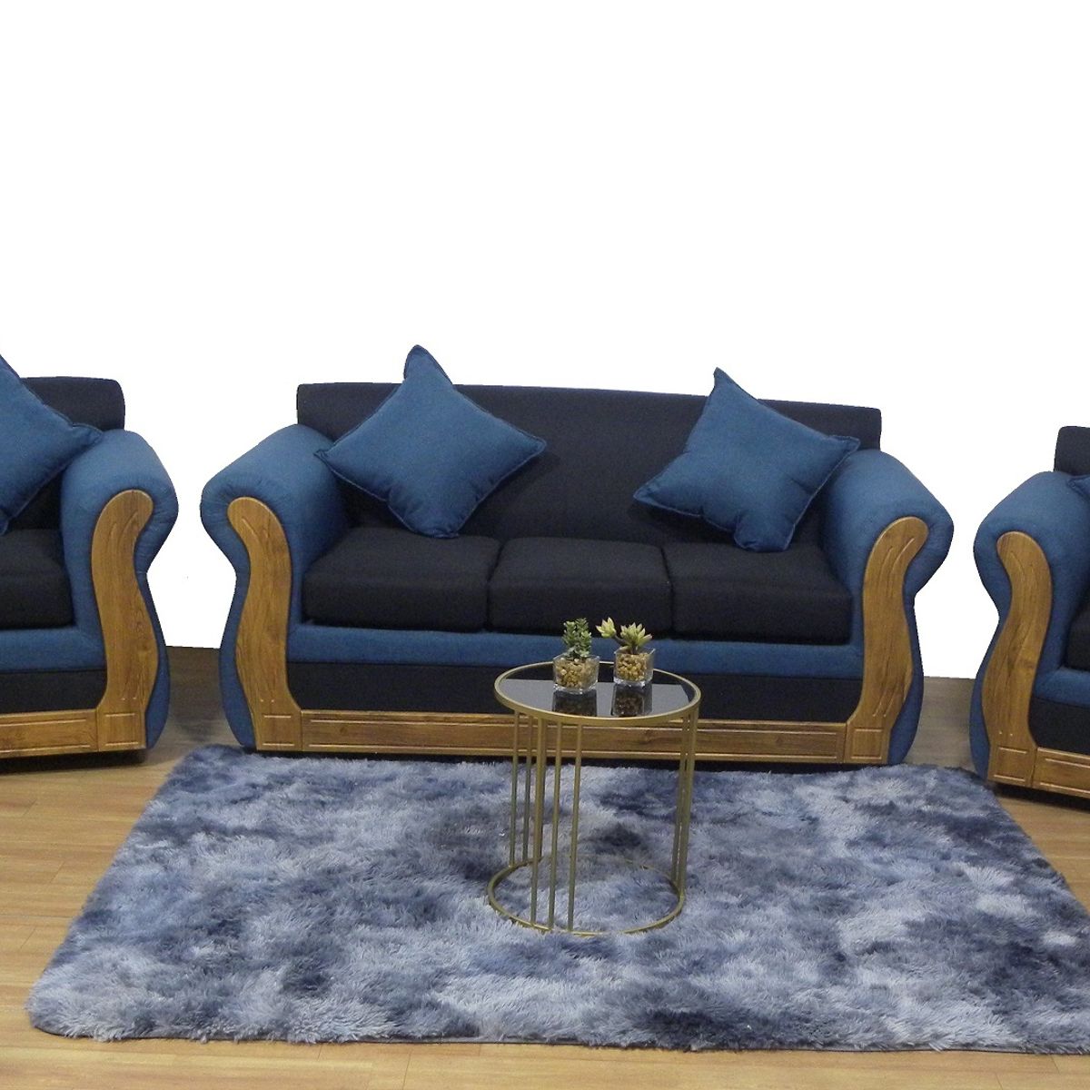 ALMORE - JGO LIVING EMILIA 311 BI AZUL NEGRO ALMORE…