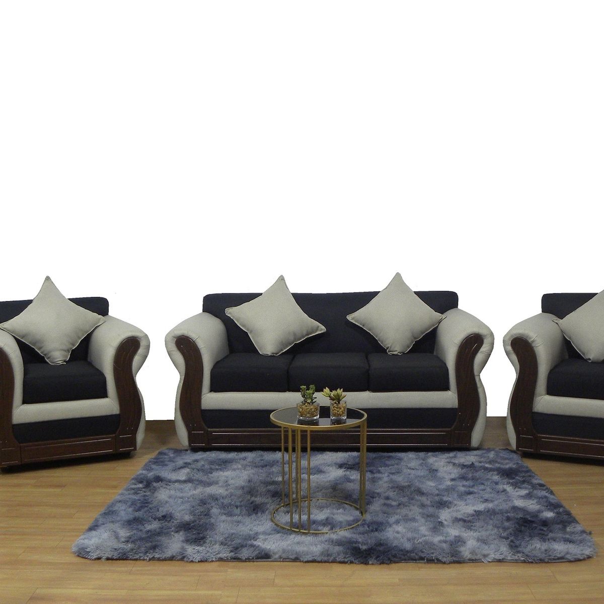 ALMORE - JGO LIVING EMILIA 311 BI BEIGE NEGRO ALMORE…