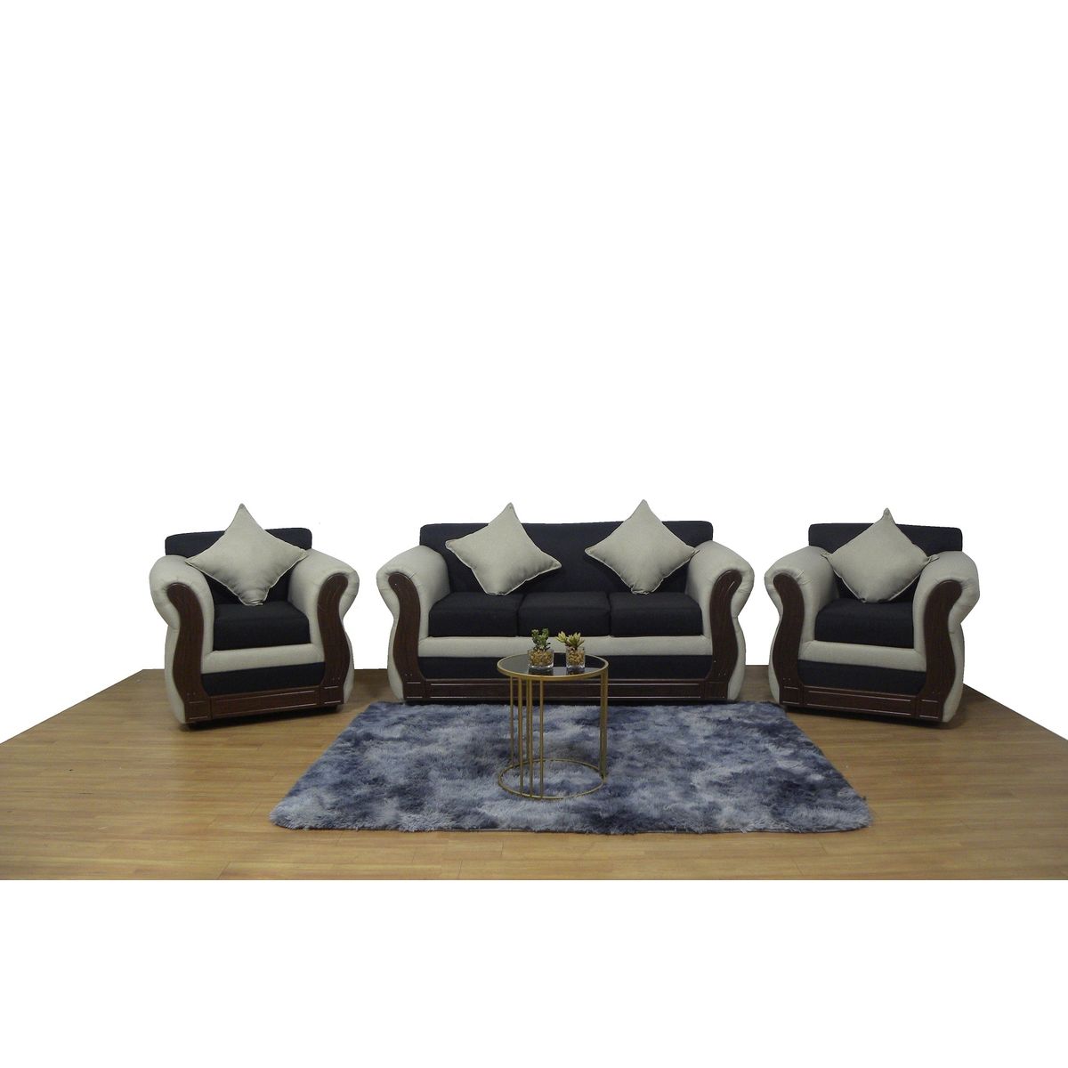 ALMORE - JGO LIVING EMILIA 311 BI BEIGE NEGRO ALMORE…