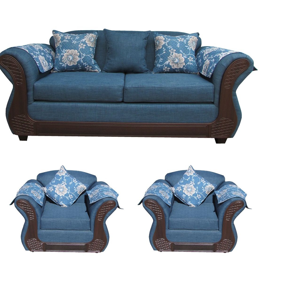 ALMORE - JGO LIVING IRLANDA 211 AZUL CHOCO ALMORE…