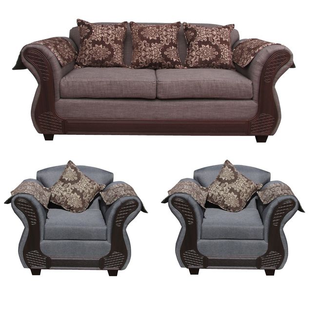 ALMORE - JGO LIVING IRLANDA 211 GRIS CHOCO ALMORE