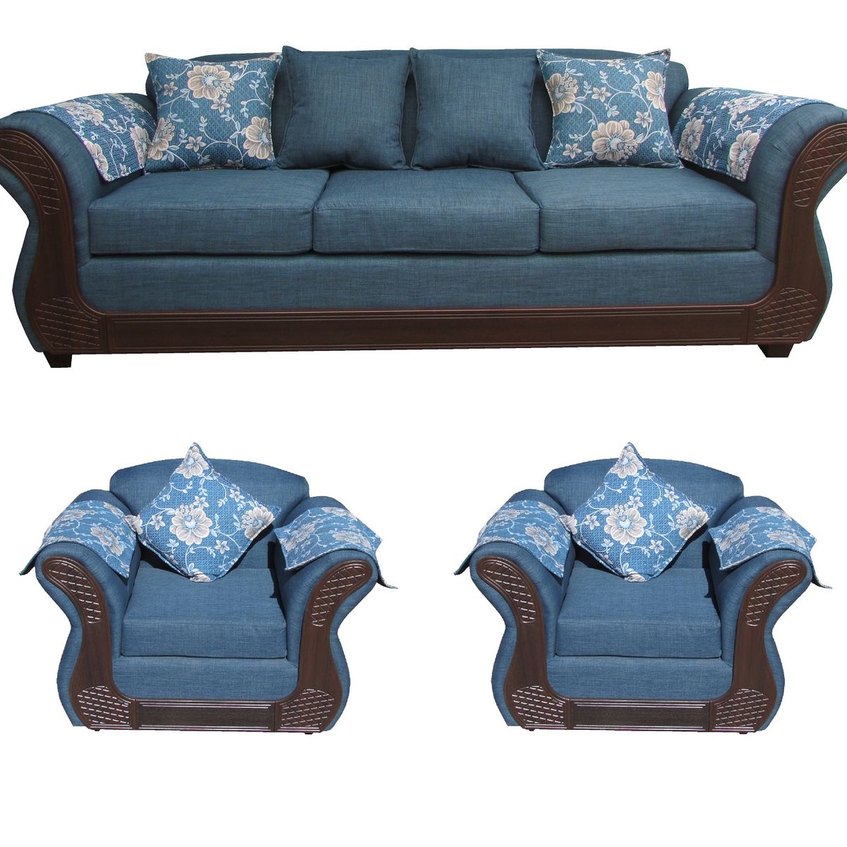 ALMORE - JGO LIVING IRLANDA 311 AZUL CHOCO ALMORE…