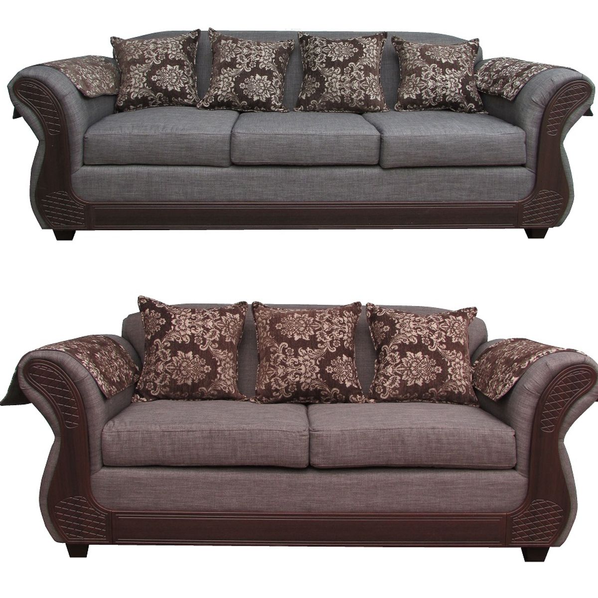 ALMORE - JGO LIVING IRLANDA 3.2 GRIS CHOCO ALMORE