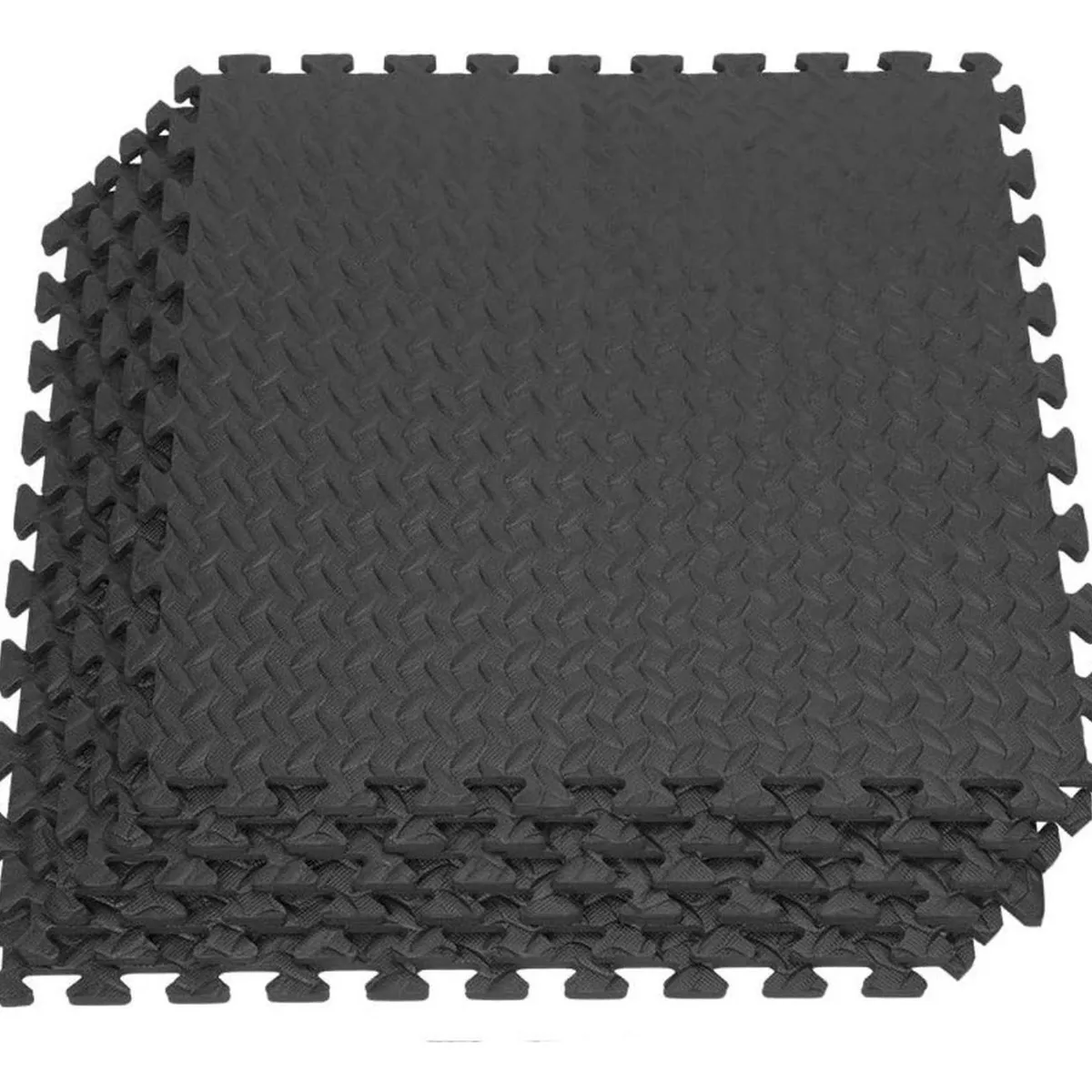 IMPORTCLICK - Set 8 Pisos Tatami Deportivo Goma Eva Negro