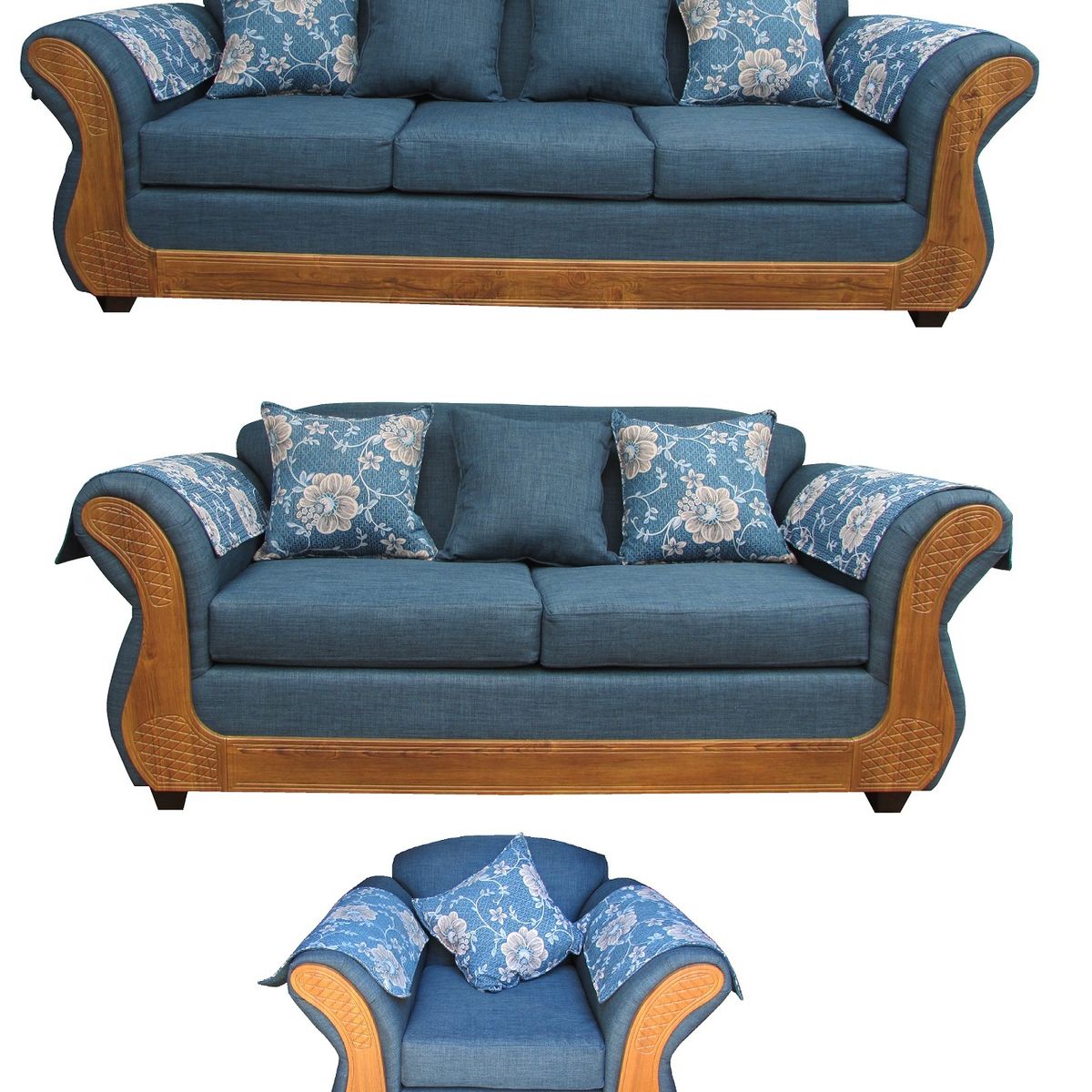 ALMORE - JGO LIVING IRLANDA 321 AZUL MIEL ALMORE…