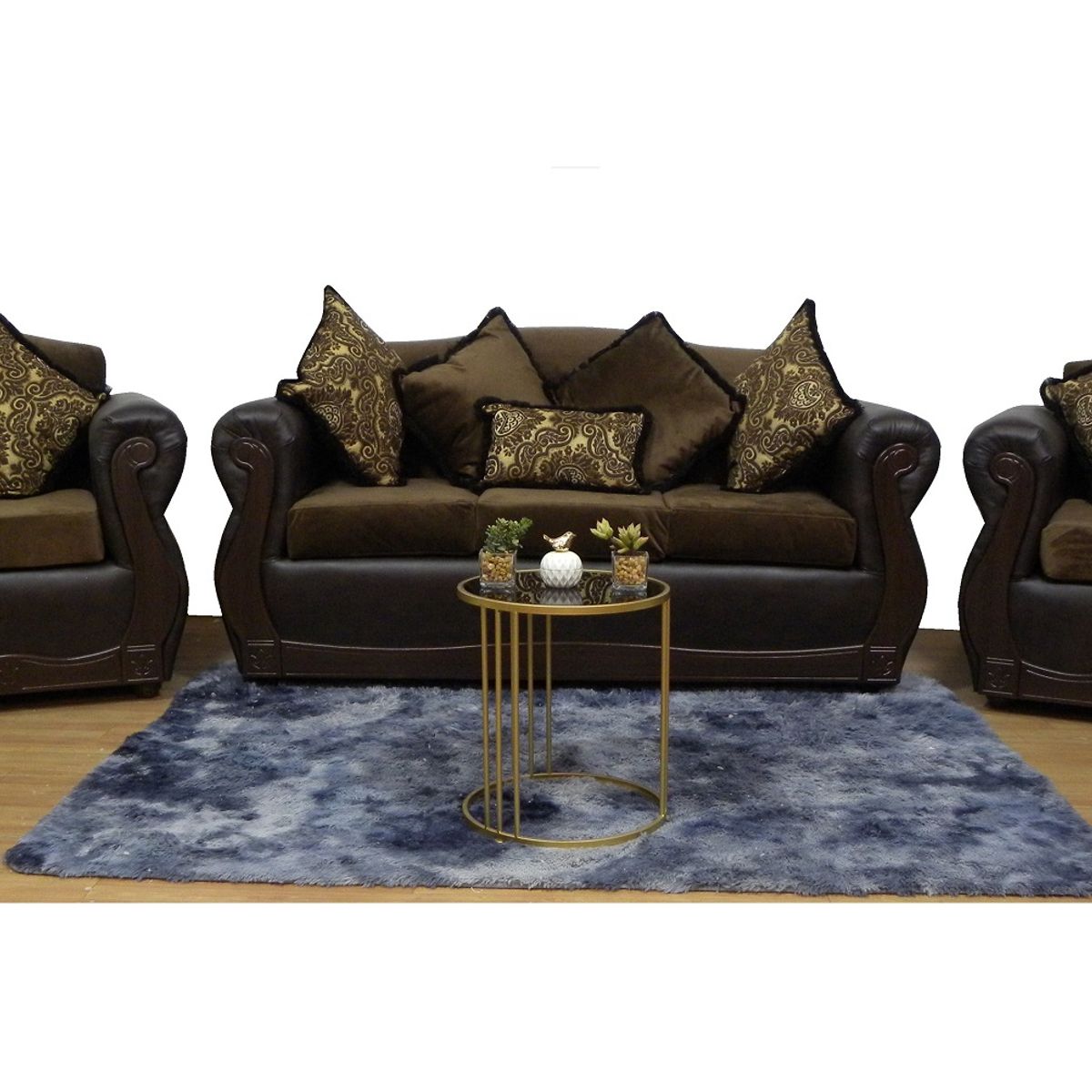 ALMORE - JGO LIVING NEW CULUMBIA PU CAFÉ FELPA CAFÉ ALMORE…