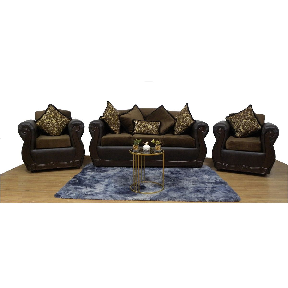 ALMORE - JGO LIVING NEW CULUMBIA PU CAFÉ FELPA CAFÉ ALMORE…