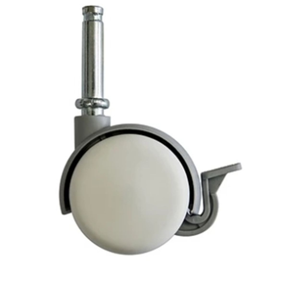 ROSEN - Pack de 4 Ruedas cama Nido o Diván Rosen Cic vástago 0.93 cm blanca