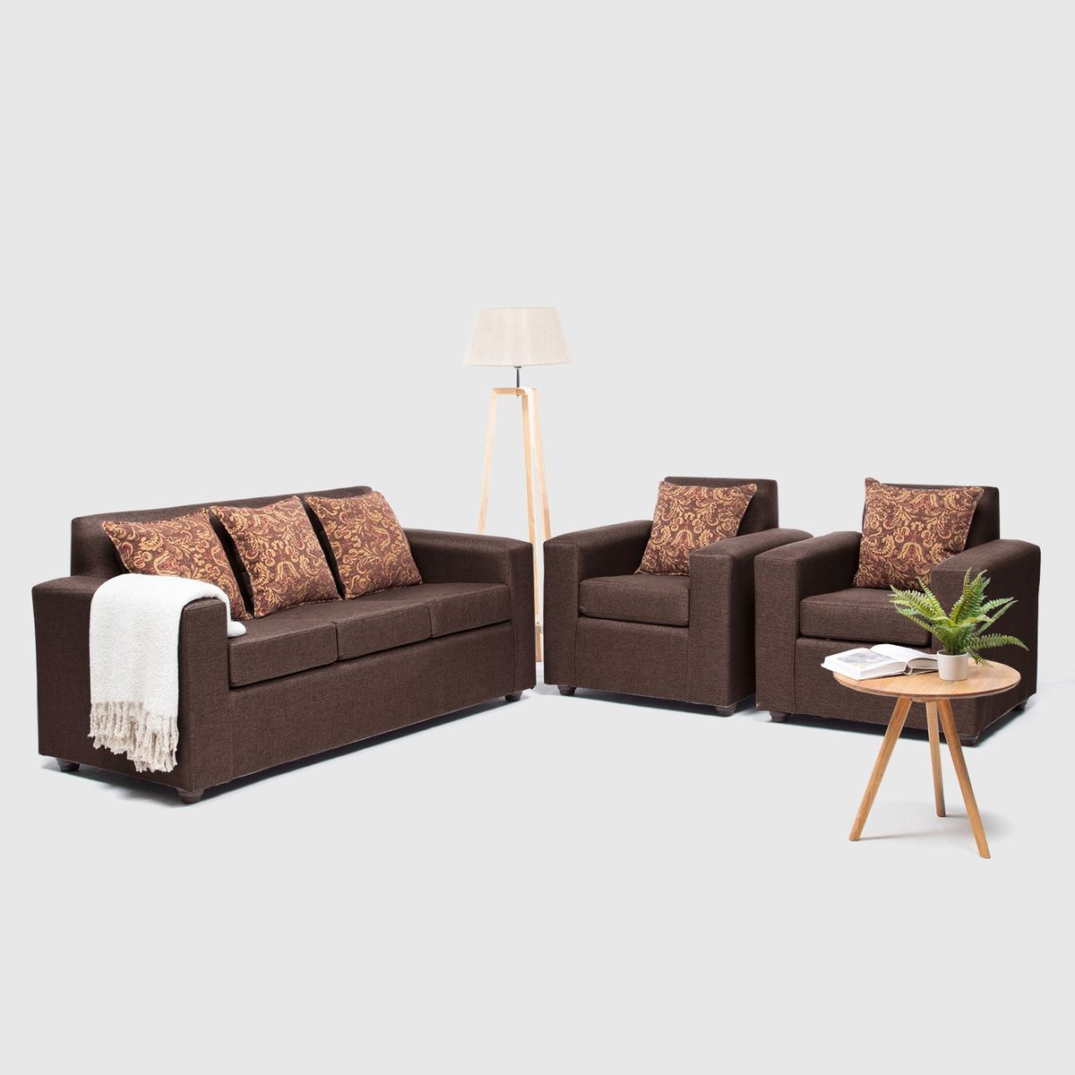 ALMORE - Juego de Living París 3-1-1 CAFÉ ALMORE
