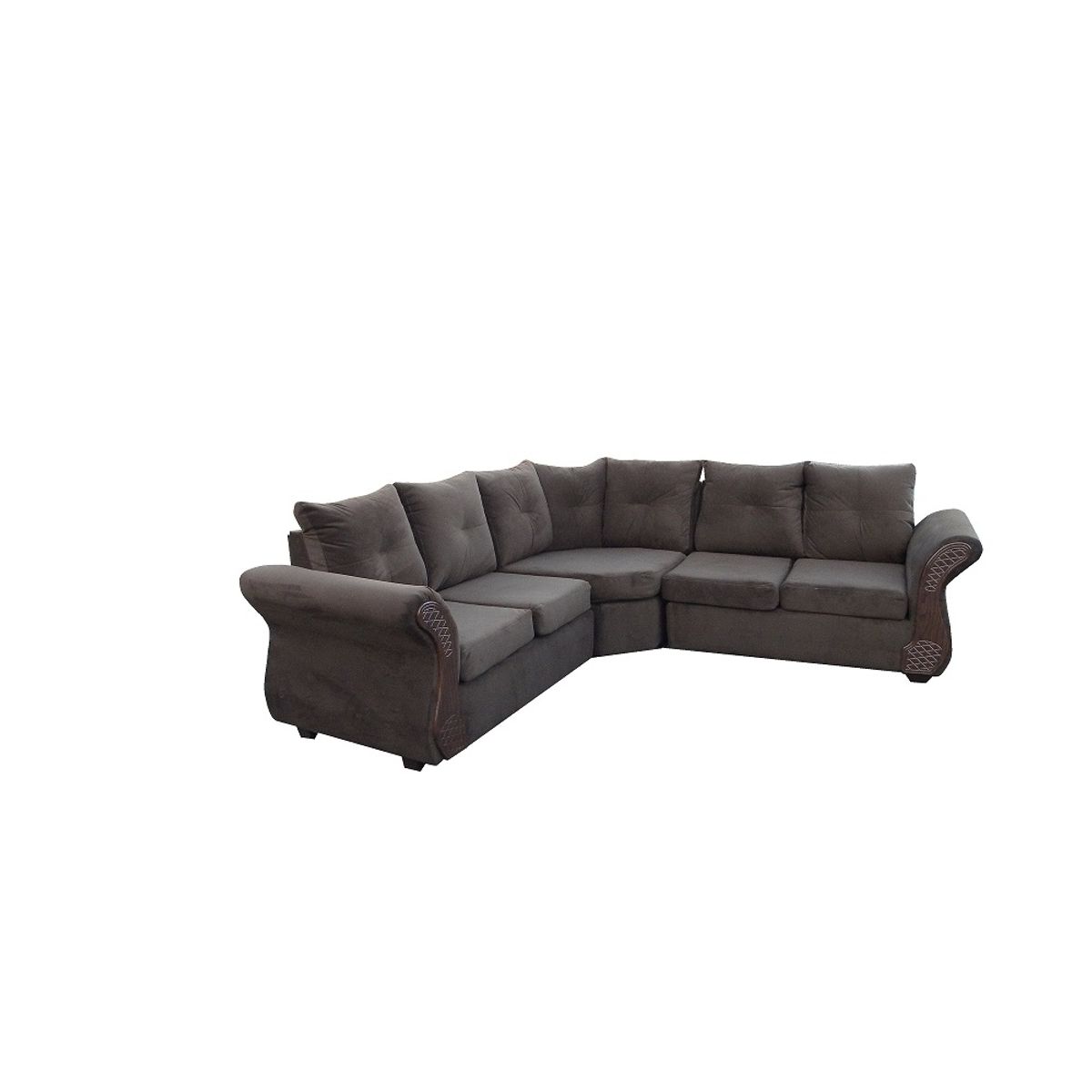 ALMORE - SECCIONAL ATLANTA FELPA CAFÉ CHOCO ALMORE